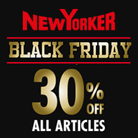 New Yorker - Black Friday 30% on ALL ARTICLES