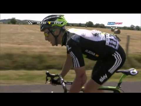 Tour de France 2011 9. Etappe CRASH!!!